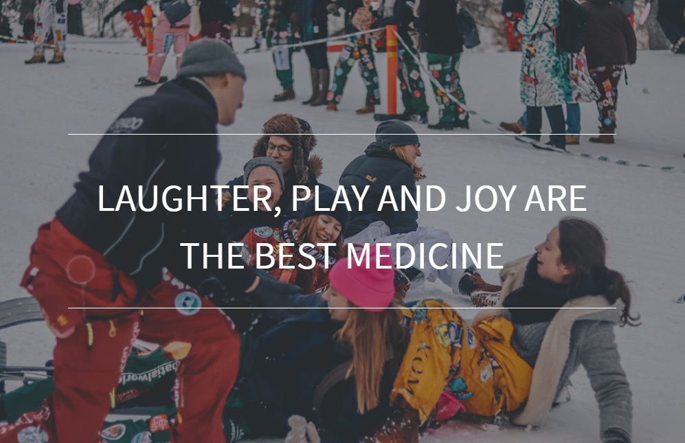 Laughter, play and joy are the best medicine